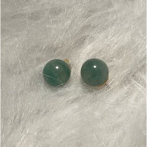 Jade earrings